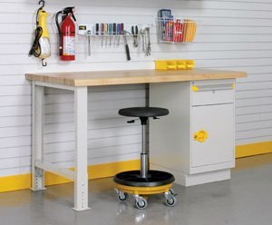 Deep Workbench & Cabinet